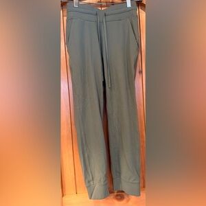 lululemon athletica Olive Green Drawstring Jogger Leggings